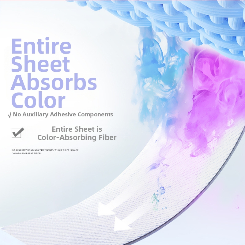 Krāsu uztveršanas lapas mazgāšanai - novērš krāsu pārvietošanos, novērš krāsu sajaukšanos, ģimenes iepakojums, Zīmols: Appointment in four seasons