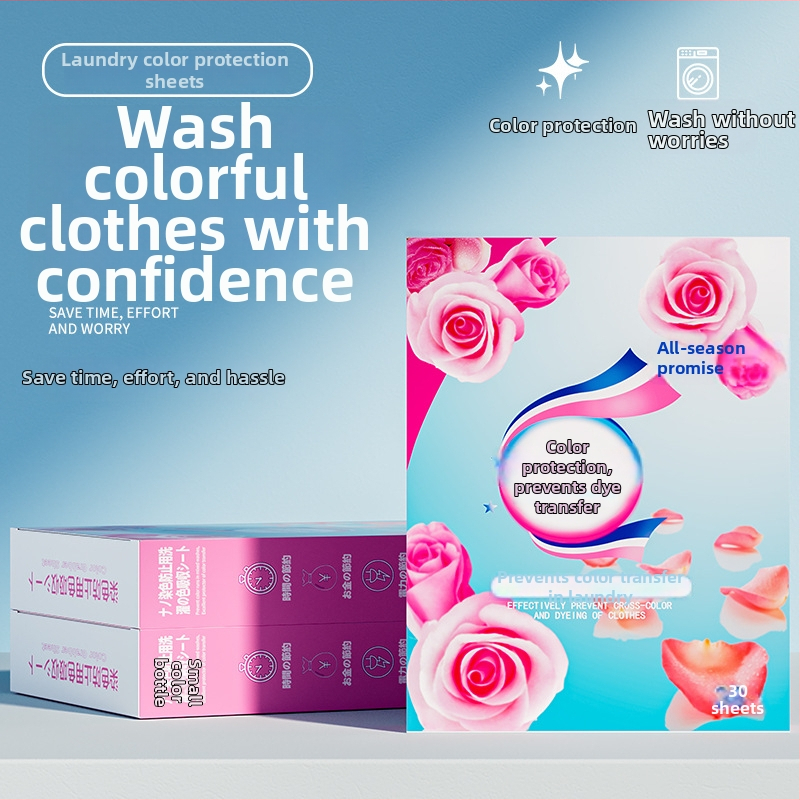 Lístky na zachytávanie farieb pri praní - proti presunu farieb, zabraňujú miešaniu farieb, rodinné balenie, Značka: Appointment in four seasons