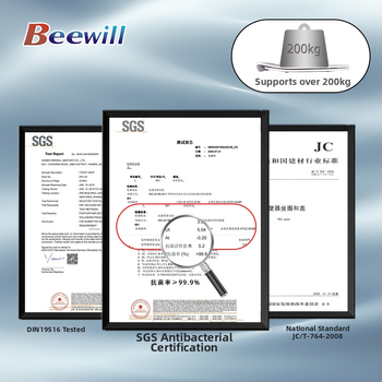 Bowell toaletná sedačka, zväčšená výška a zosilnená konštrukcia, s pomalým zatváraním, UF materiál