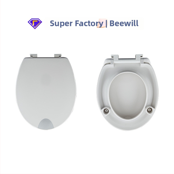 Bowell toaletná sedačka, zväčšená výška a zosilnená konštrukcia, s pomalým zatváraním, UF materiál