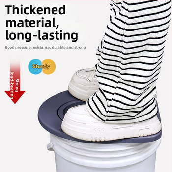 Univerzálny kruh na záchodové sedadlo s poklopom, hrúbkovaný, prenosný pre seniorov • Materiál: PP doska • Štýl: štandardný / moderný / minimalistický • Pôvod: Hebei