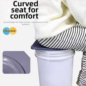 Univerzálny kruh na záchodové sedadlo s poklopom, hrúbkovaný, prenosný pre seniorov • Materiál: PP doska • Štýl: štandardný / moderný / minimalistický • Pôvod: Hebei