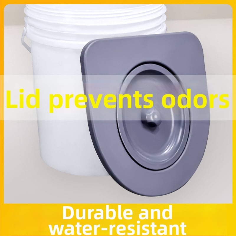 Univerzálny kruh na záchodové sedadlo s poklopom, hrúbkovaný, prenosný pre seniorov • Materiál: PP doska • Štýl: štandardný / moderný / minimalistický • Pôvod: Hebei