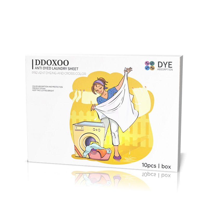 DDOXOO Lístky na zabránenie transferu farieb pri praní – Film na pohlcovanie farieb pre domáce práčko