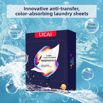 Li Cai Farbabsorbéne Pracie Listy, 50 listov, pre domáce práčky, listy proti prenosu farieb
