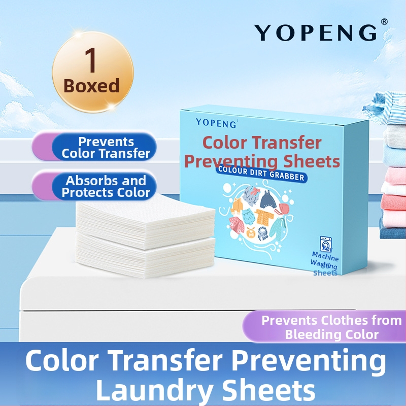 Yopeng Líst absorpcie farieb do práčky, papier proti škvrnám pre miešané pranie