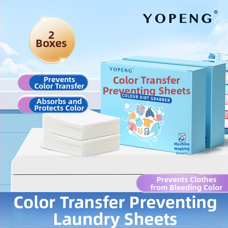 Yopeng Líst absorpcie farieb do práčky, papier proti škvrnám pre miešané pranie