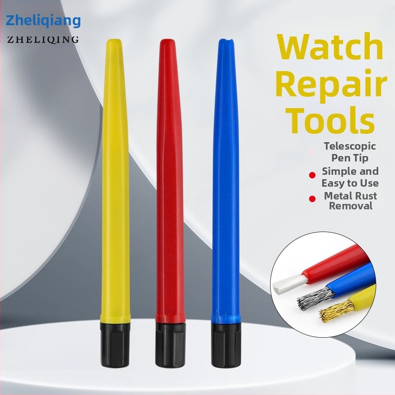 Pero na opravu a čistenie hodiniek — Odstraňovanie škvŕn a čistenie šperkov hodiniek (meďový drôt; oceľový drôt; nylon; kefka z vlákien skla)