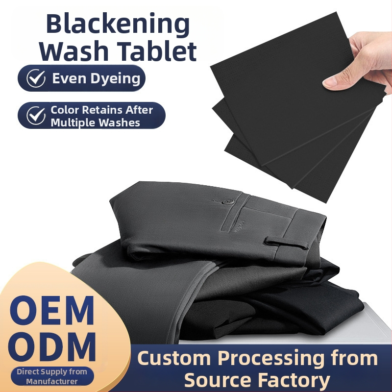 Listy na zčiernenie odevov – Papier na farbenie čiernych odevov, Obnova, Čistá hmotnosť 1–1,5 kg/L, Hromadné balenie