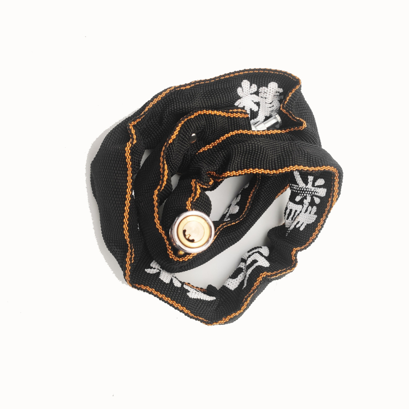 Hengshen Lock 612 Textilbevonatú láncszár kerékpárok és motorkerékpárokhoz — vas, 360 g, Modell: 612