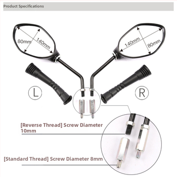 Pôvodné spätné zrkadlo VH125 pre Haojue FI HJ125T-20A
