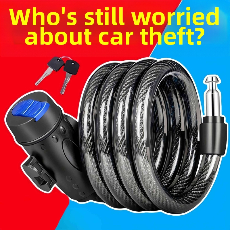 Reťazový zámok pre bicykle a motocykle, proti krádeži, všeobecný model, moderný minimalistický štýl