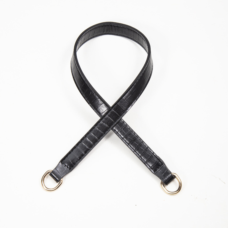 PU materjalist krokodilli musteriga koti õla rihm, vastupidav, reguleeritav, koormuse vähendamine