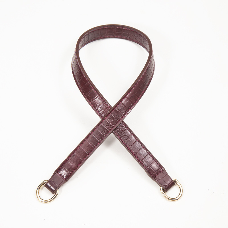 PU materjalist krokodilli musteriga koti õla rihm, vastupidav, reguleeritav, koormuse vähendamine
