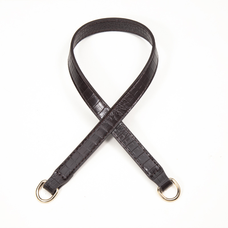 PU materjalist krokodilli musteriga koti õla rihm, vastupidav, reguleeritav, koormuse vähendamine