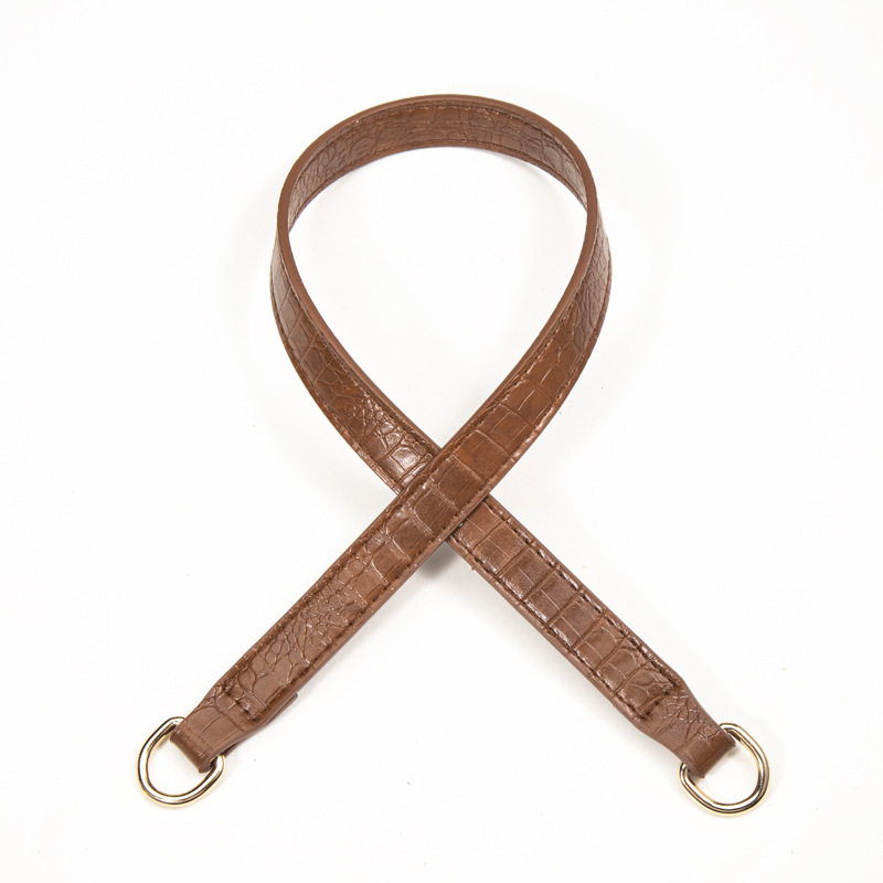 PU materjalist krokodilli musteriga koti õla rihm, vastupidav, reguleeritav, koormuse vähendamine