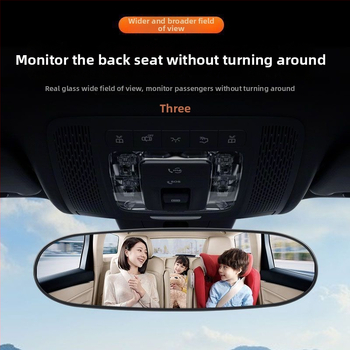 Zrkadlo spätného videnia pre elektrické trojkolesové vozidlo so sacím uchom, konvexná plocha, široké zorné pole, proti oslneniu, okrúhle pozorovacie zrkadlo pre dieťa (Značka: Strong Factory; Číslo produktu: Factory Direct Supply Customization Cross-Border