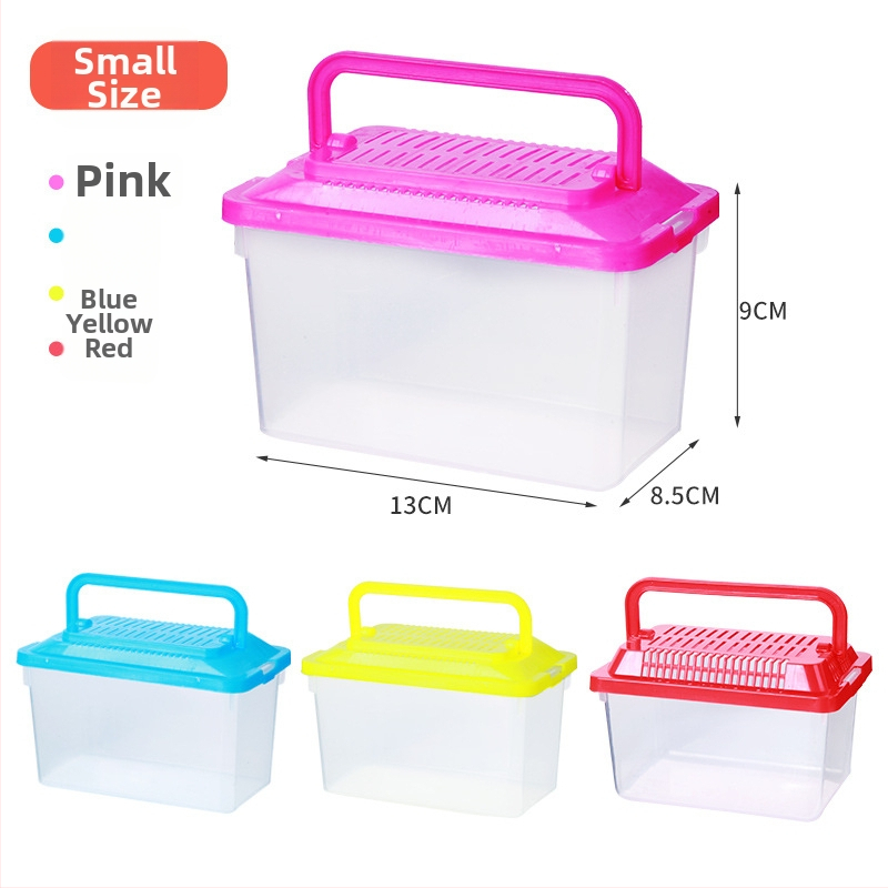 Priehľadná transportná krabička pre škrečky — odolný plast, značka Ha whale bear, určené pre domáce zvieratá