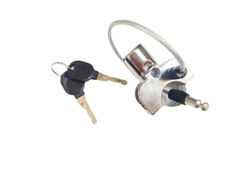 Motorkerékpár sisakzár – Jinku, alumínium ötvözet, modell Helmet lock, súly 130 g