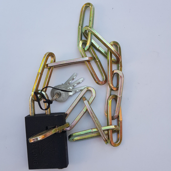 Yan Jun oceľový reťazový zámok – rozšíriteľný pre bicykel, motocykl a trojkolesové vozidlo; možnosť prispôsobenia