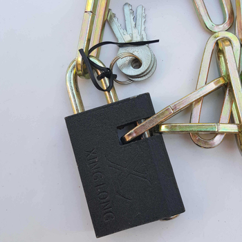 Yan Jun oceľový reťazový zámok – rozšíriteľný pre bicykel, motocykl a trojkolesové vozidlo; možnosť prispôsobenia