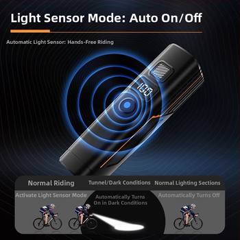 Jalgrattavalgustite komplekt: eesvalgus tugeva võimsusega öiseks sõitmiseks, taga tuli, USB-C, 1200mAh, kiire vabastamine, mudel F998M6TH968S9M