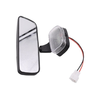 Mojielong 12V konvexné spätné zrkadlo so svetlom pre uzavreté štvorkolové osobné vozidlo