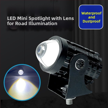 LED vysokovýkonný reflektor na motocykel, univerzálny 12V-80V, diaľkové/blízke svetlo