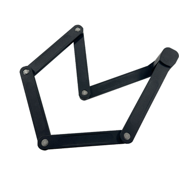 jinku hajlékony kerékpárzár, modell Folding Lock, anyagok: cinkötvözet, PVC és rozsdamentes acél dübelek, súly 700 g, stílus Modern Minimalista