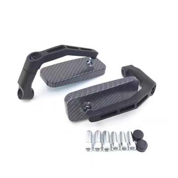 Náhradné spätné zrkadlo na motocykel zo zliatiny hliníka, štvorcový tvar, model JGTZ