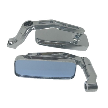 Náhradné spätné zrkadlo na motocykel zo zliatiny hliníka, štvorcový tvar, model JGTZ