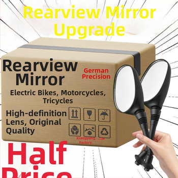 Motocyklové spätné zrkadlo s proti oslneniu; kompatibilné s Dream Chaser 125 a Princess 110 skúter; Značka: Strength Factory; Určené na export; Hlavné trhy: Afrika, Európa, Amerika, Juhovýchodná Ázia