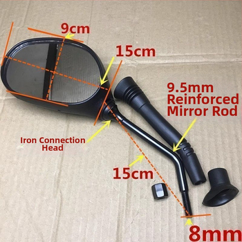 Motocyklové spätné zrkadlo s proti oslneniu; kompatibilné s Dream Chaser 125 a Princess 110 skúter; Značka: Strength Factory; Určené na export; Hlavné trhy: Afrika, Európa, Amerika, Juhovýchodná Ázia