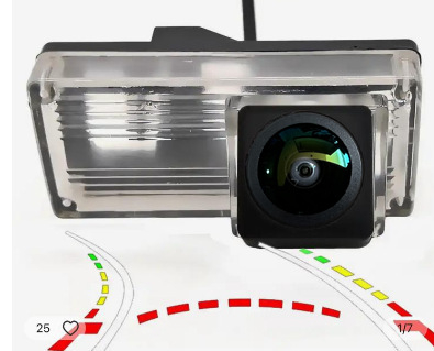 Zadná kamera do auta, univerzálny typ, model YSJ-8055, 12V, rozlíšenie 928x520, uhol záberu 90–170°