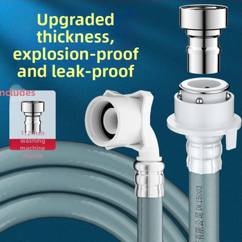 Pesumasina sisendtoru pikendamise ühendus, universaalne adapter, käsitsi paigaldus, mudel TS-HSJSG, sobib kuumale ja külmale veele