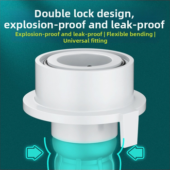 Pesumasina sisendtoru pikendamise ühendus, universaalne adapter, käsitsi paigaldus, mudel TS-HSJSG, sobib kuumale ja külmale veele