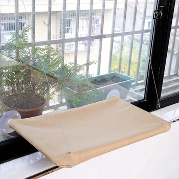 Textilný mačací hamak s prísavkami – všetky ročné obdobia, vnútorné použitie, priedušné hniezdo pre mačky