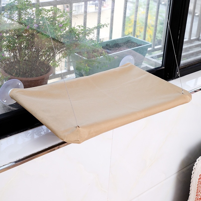 Textilný mačací hamak s prísavkami – všetky ročné obdobia, vnútorné použitie, priedušné hniezdo pre mačky