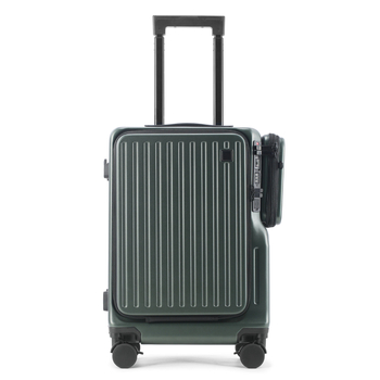 Valiză cu deschidere frontală, PC material, lacăt TSA, impermeabilă, separare uscat-umed