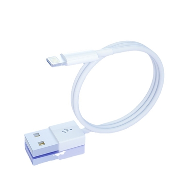 Заряден кабел за iPhone 7/8 Plus, Lightning конектор, бързо зареждане, 10W, TPE материал