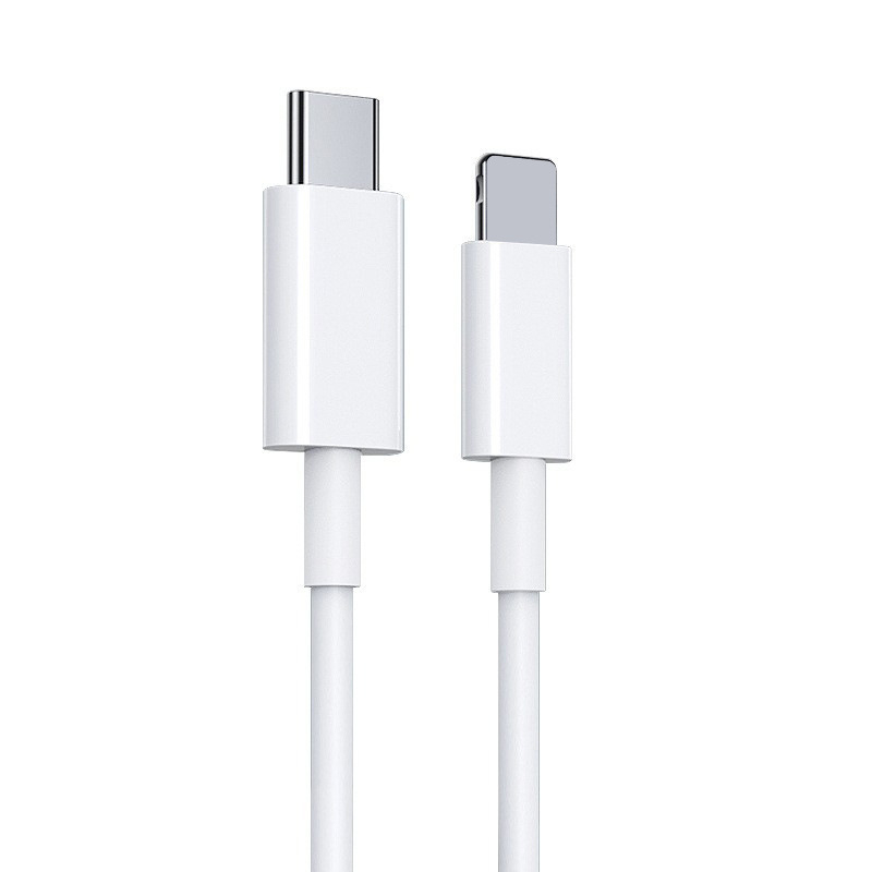 Καλώδιο ταχείας φόρτισης Apple Lightning/USB-C, για συσκευές Apple, μήκος 1–2 μ., 20 W, TPE