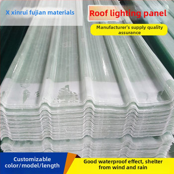 FRP skylight panel pre strechu – priehľadný plast, odolný voči požiaru, FRP konštrukcia