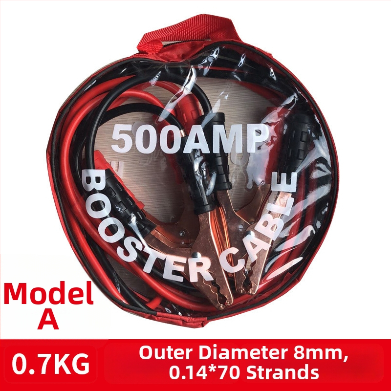 Automobilio akumuliatoriaus užvedimo kabelis su gryno vario klipais, Fire Line, 1500A, stori laidininkai