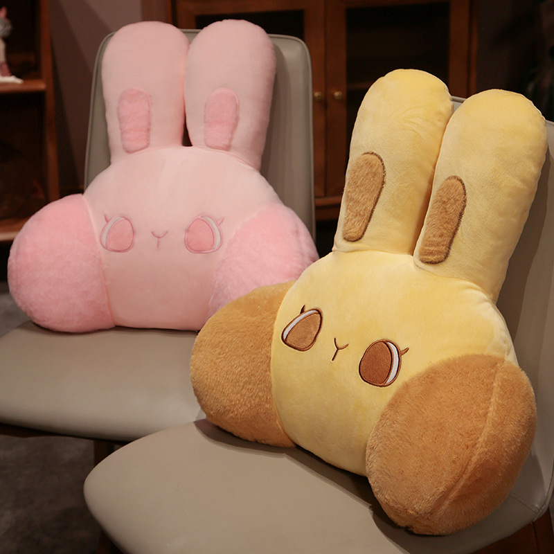 Jaapani stiilis lumbos-padja jänese motiiviga; polüestrist kate ja kiudtäidis; sobib diivanile, magamistuppa, raamatukogusse, üliõpilaskorterisse, kontorisse ja autosse