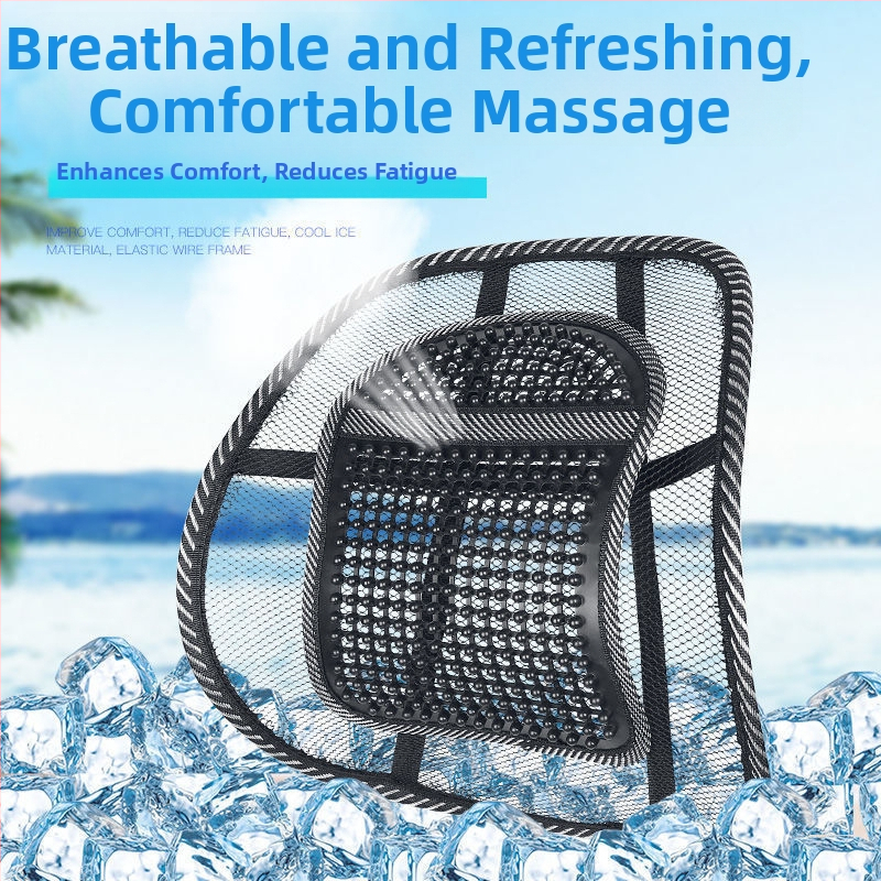 Autosedadlová opora bedrová vankúš z priedušnej sieťoviny, celoročné použitie, kompatibilné s Bevice, výplň: 1, čínske štýl