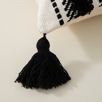 Dekoratiivne padja kate – Skandinaavia stiil, Geomeetriline muster, Polüester, ilma sisu