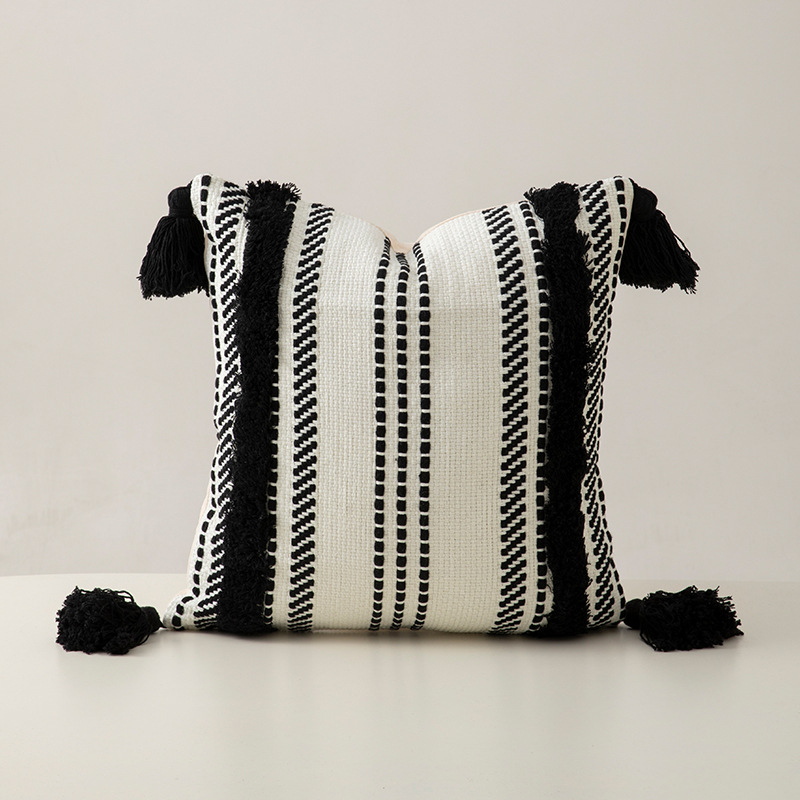 Dekoratiivne padja kate – Skandinaavia stiil, Geomeetriline muster, Polüester, ilma sisu