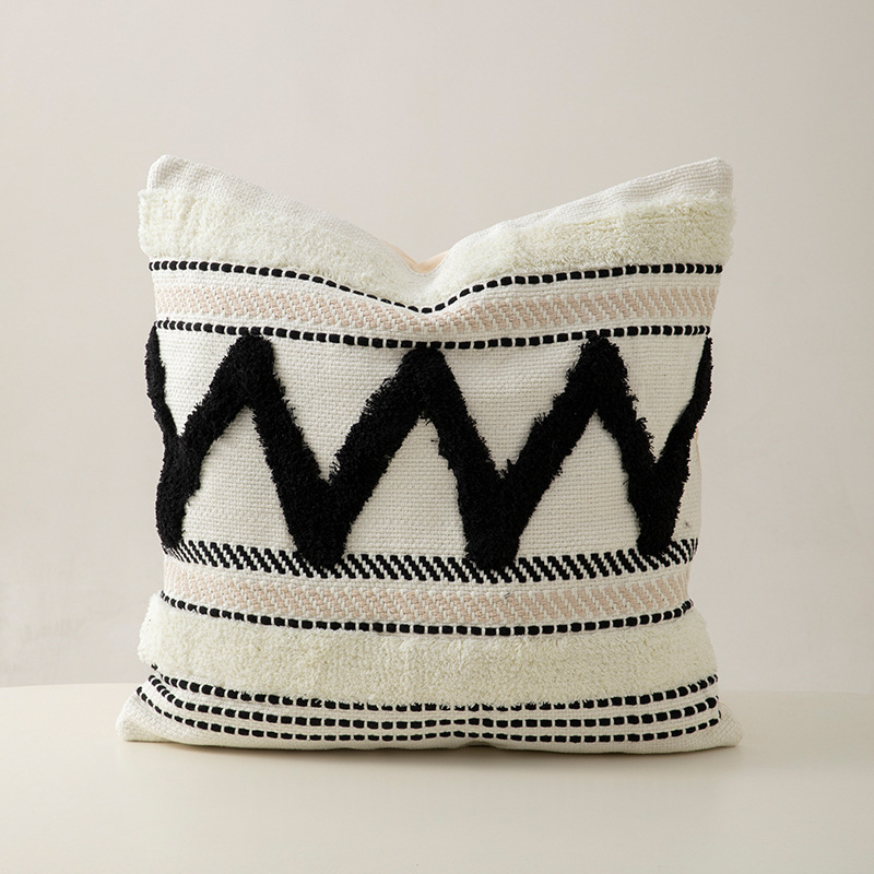 Dekoratiivne padja kate – Skandinaavia stiil, Geomeetriline muster, Polüester, ilma sisu