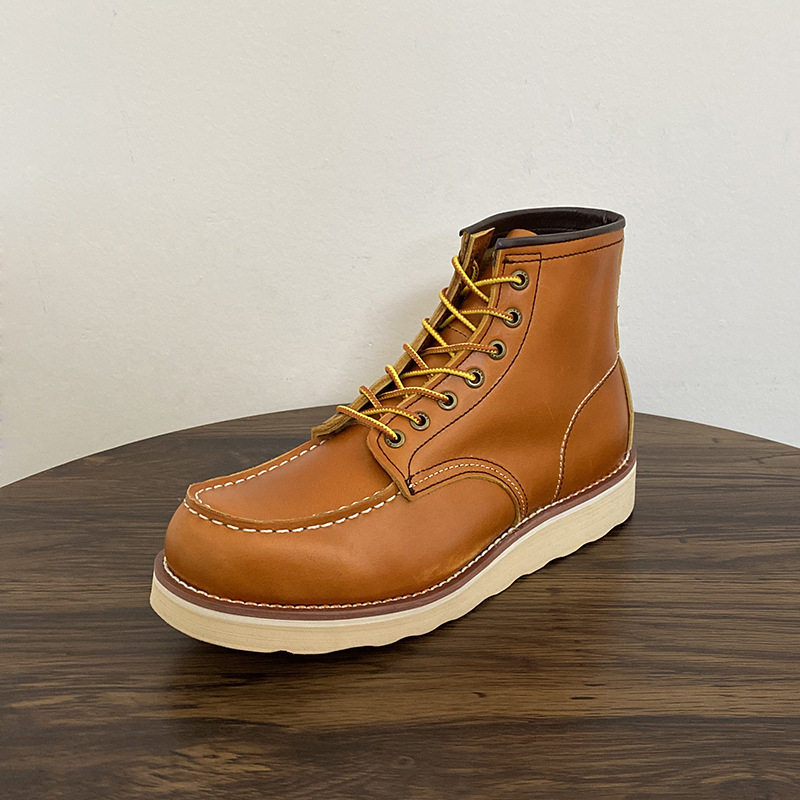 Martens štýlu pracovné čižmy, značky oether, horný materiál: top-grain koža, podrážka: guma, vložka: top-grain koža, holenná podšívka: ovčia koža