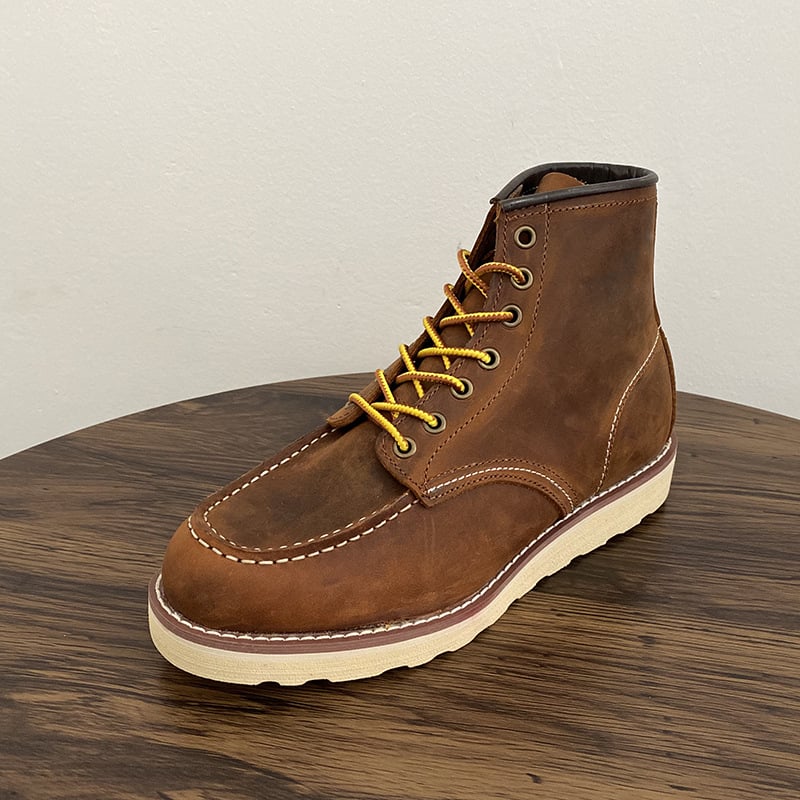 Martens štýlu pracovné čižmy, značky oether, horný materiál: top-grain koža, podrážka: guma, vložka: top-grain koža, holenná podšívka: ovčia koža